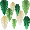 9 Stück Papier Blätter Deko – Tropische Hängedeko für Hawaii