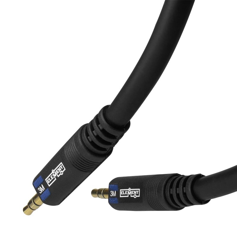 Element-Hz 3.5mm Mini Stereo to 3.5 Mini Stereo Cable (3