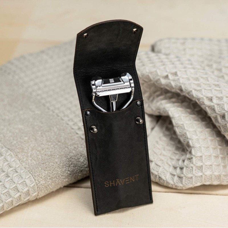 Leather Case for SHAVENT Razor Travel Case