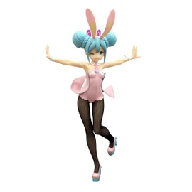 Furyu Hatsune Miku Wink Pearl Pink Green Bicute Bunnies Figure 30 cm Hatsune Miku
