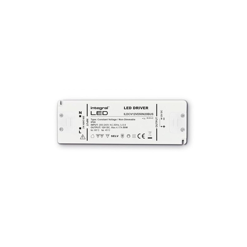 Integral ILDRCVA047 24v LED Driver 75w, screw terminals