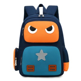 SIVENKE Children's Backpack for 5-10 Years Old Children Boys 15L Backpack Daypack School Bag Backpacks School Bag Boys Girls, Upgraded Orange Green