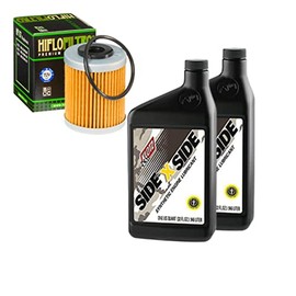 RAD Powersports Oil And Filter Change Kit For Polaris 2009 Outlaw 525 S Synthetic 15W-50
