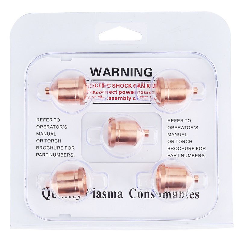 5pcs Plasma Cutter Nozzles Torch Tips Consumables 60A 120931 for