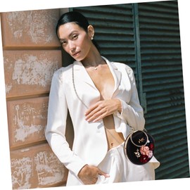 OATIPHO 1pc Fashion Storage Bag for Women Stylish Evening Purse for Parties Versatile Clutch Chain for Makeup and Essentials Elegant Design Floral Pattern