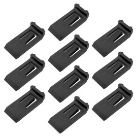 ECSiNG 10 x Hinge Limiter Angle Stops Hinge Clip Compatible with Blum 74.1103 for 107-Degree Hinges Black (16.5 mm x 7.4 mm x 1.8 mm)