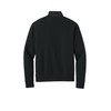 Mercer+Mettle Linear Texture 1/4-Zip MM3040, Deep Black, Large
