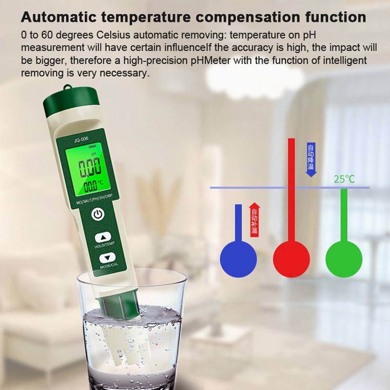Multifunctional Digital 10 in 1 Water Quality Tester Portable High