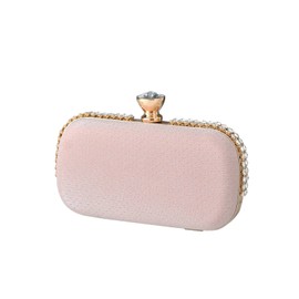 CORIOS Evening Bag Women's Rhinestone Clutch Bag Shiny Diamond Handbag Small Bag Elegant Handbag Shoulder Bag Wedding Prom Party Bridal Bag, pink, Elegant, fashionable