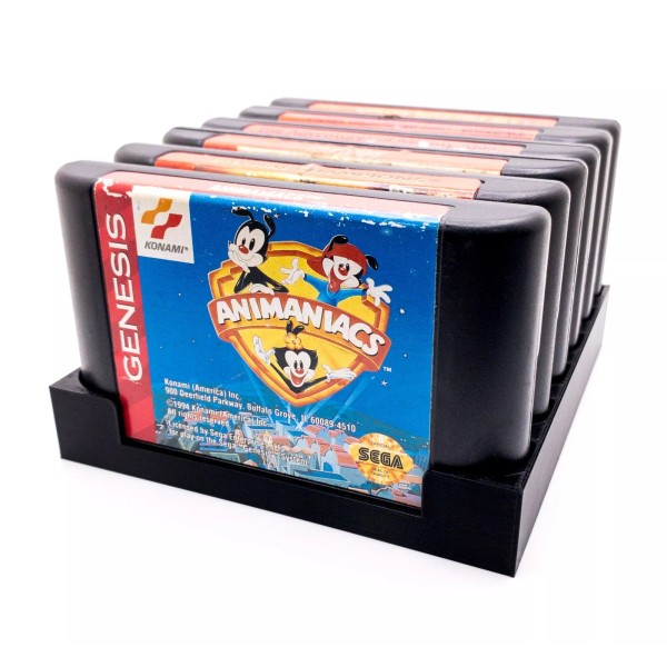 BYN Game Holder for Sega Genesis - Tray Holds 6