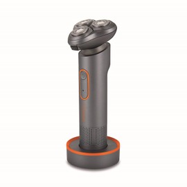 Carmen C81085ORG Titan 3-in-1 Cordless Shaver Set with Titanium Blades and USB Charging, Titanium & Orange