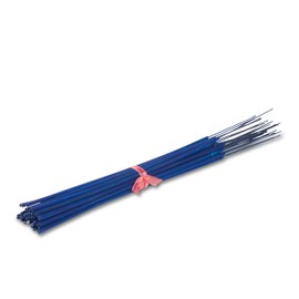 19'' Incense Sticks Extra Long Unscented ONE Bundle 27-30 Jumbo Sticks 100% Natural Joss & Bamboo Punk Blanks. Add Any Aroma Depot Fragrance Oils to Make Your own Scented Incenses. (Indigo (Blue))
