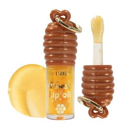 Aceite labial de miel, brillo labial hidratante de larga duración, aclara las líneas de los labios, bálsamo labial hidratante transparente para el cuidado de los labios y labios secos, acabado no pegajoso (01 transparente)