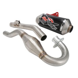 JFG RACING Dirt Bike Exhaust Muffler Pipe Full System For CRF150F CRF230F 2003-2017 HAWK250