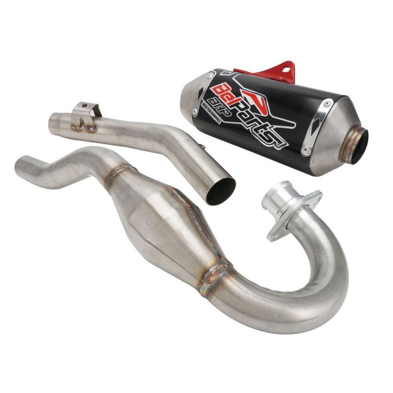 JFG RACING Dirt Bike Exhaust Muffler Pipe Full System For
