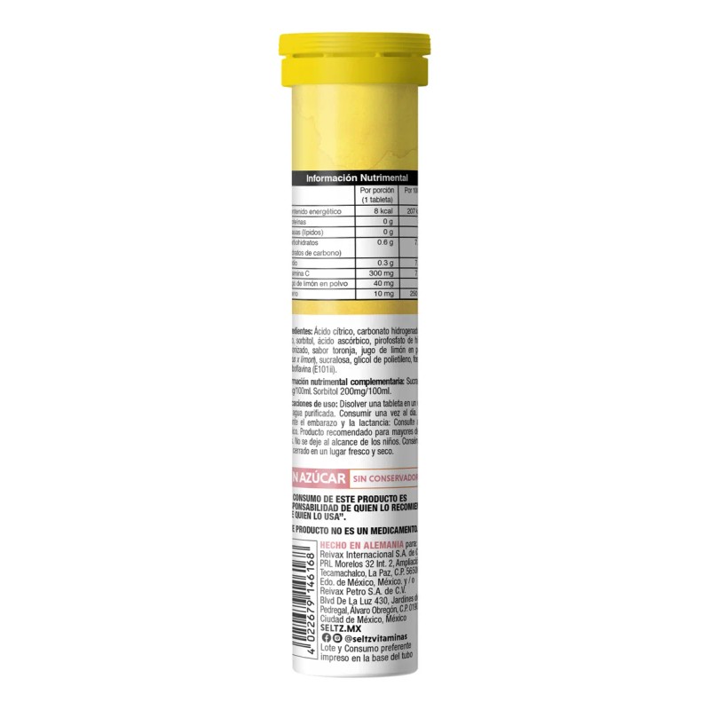 Hierro + Vitamina C Seltz 3 Pack Tabletas Efervescentes