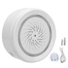 2.4GHz WiFi Temperature Humidity Sensor Detector Sound Light Alarm Smart