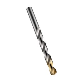 Dormer A094413 HSS High Speed Steel Jobber Drill Bit Set with 118 Degree Tin Tipped Split Point, Set of 13