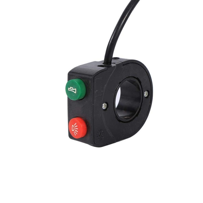 Keenso Handlebar Switch On/Off Double Switch 2 in 1 Motorcycle