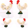 Dilwe Farm Chicken Animal Toy, 4 Portable Realistic Chicken Figures,