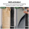 Furhaven Wrap Around Scratching Post Cover for Indoor Cats, Fits