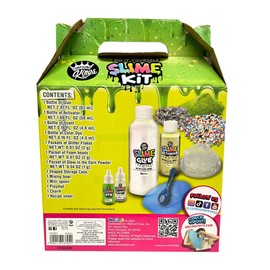 Compound Kings Glow in The Dark Slime Kit, Non-Sticky Sensory Gift for Girls and Boys, Scented Neon Green, Stress Relief Kids Activity Toy, Educational Arts and Craft Supply Set Includes Activator
