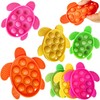 8 Packs Silicone Ocean Sea Turtle Teething Fidgets Pop for