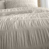 Catherine Lansfield Bedding Seersucker Single Duvet Cover Set with Pillowcase