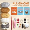 MASPODER Crochet Kit for Beginners Adults Complete Starter Cats Pattern