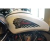 INDIAN CHALLENGER MOTORCYCLE FUEL TANK SIDE SCRIPT DECAL, STICKER, EMBLEM