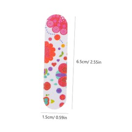 LALAFINA Quality Material Nail File Tool 50pcs Set Home Grit Round Head for Comfortable Use