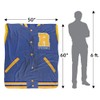 Riverdale, 50"x60", Varsity Jacket Silky Touch Sherpa Back Super Soft