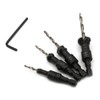 CENPEK 5Pcs Woodworking Countersink Drill Bit Set Hole Cutter Chamfering