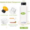 4 Pcs Botellas de Plástico de 350 ml12 Onzas Con