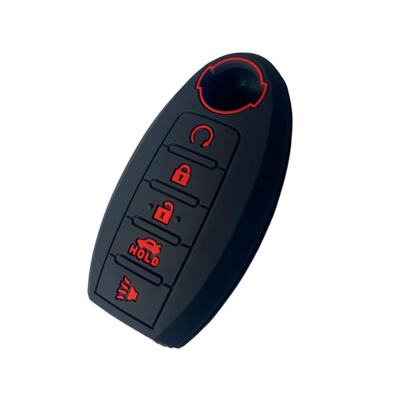 Laisiou Silicone Rubber Key Fob Cover Compatible with Nissan Altima