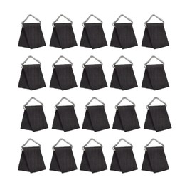 TTBellok 20 Pcs Replacement Trampoline Triangle Buckle, Strength Trampoline Triangle Rings Buckle V-Rings for Trampoline Repair