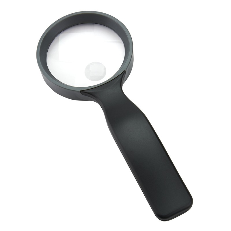 Carson HandHeld 2.5x Power Magnifier with 5x Spot Lens (JS-40)