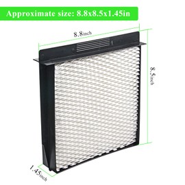 Ximoon 1040 Replacement Wick for AIR’‘Care, ES’‘Sick Air B40 B40-C Humidifier Wick Filter, Fit 3D6100 5D6700 76D100 CM330ABLK CM330AWHT CM330DBLK CM330DWHT D46720 E35000 E27000 MA0300 MA0500-4 Pack