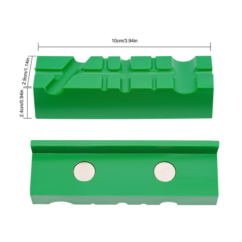 CNCEST Multi Grooved Pads Set,Tools Drill Press Vise Metal Drill