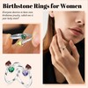 Diamond Rings for Women, February Birthday Gifts for Women Valentines