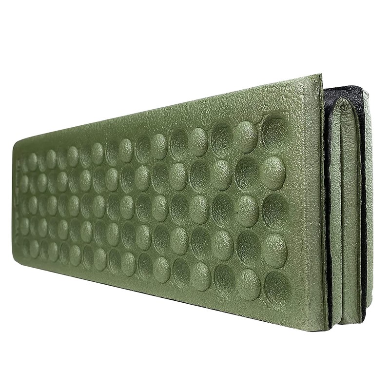 AceCamp 2パック バックパッキング用シッティングパッド キャンプハイキング アウトドアフォーム折りたたみマット 小型シートクッション コンパクト ポータブル 軽量 グリーン