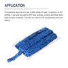 sourcing map 5 Yards 0.8 Inch Elastic Sequins Trim 2