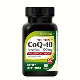 NutraA2Z CoQ-10 Fast Release, 100mg, 80 softgels