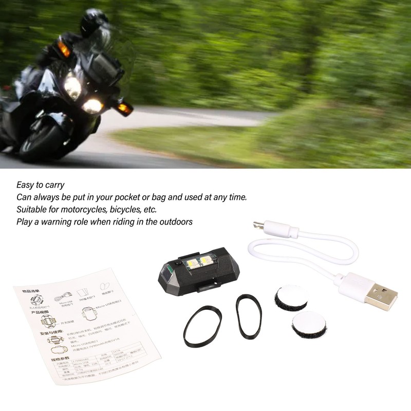10pcs LED Strobe Light 7 Colors High Brightness Wireless Warning