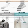 Quality Hangers Clear Plastic Hangers for Clothes | 50 Pack