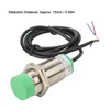 5Pcs Approach Sensor Inductive Proximity Switch NPN NO DC6‑36V 15mm