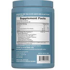 NeoCell Multi Collagen Peptides Pills | 360 Caplets | Superior Absorption | Types I, II, III IV, VIII, X, XII, XXII | for Women and Men