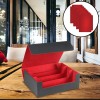 Caja Para Mazo De Cartas, Soporte Para Tarjetas Negro Rojo