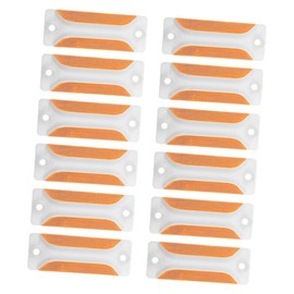 SOLUSTRE 12pcs Rectangular Traffic Reflectors High Intensity Reflective Road Markers for Driveways Gate Posts Pavement Safety with Weatherproof Design for Highways and Tunnels