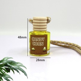 Car Air Fresheners Hanging Scent Oil Diffuser,8ML Nature Frangrance Friut Juciy Perfume Last Long Time With Three Scents For Car & Live Gifts Springtok:_Candy corn